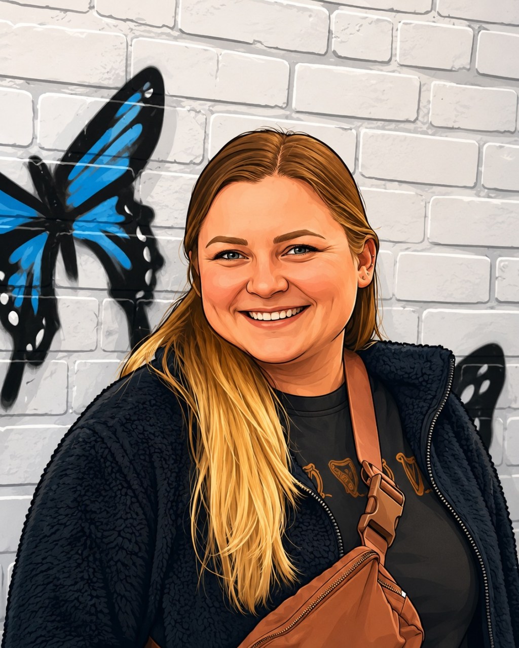 scarey butterfly cartoon